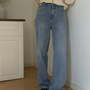 [FROM HEAD TO TOE] Pinto Leg Loom Semi-wide Denim Pants