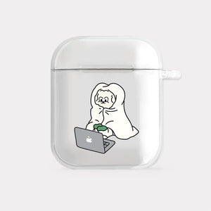 [Mademoment] Rest At Home Butty Design Clear AirPods Case