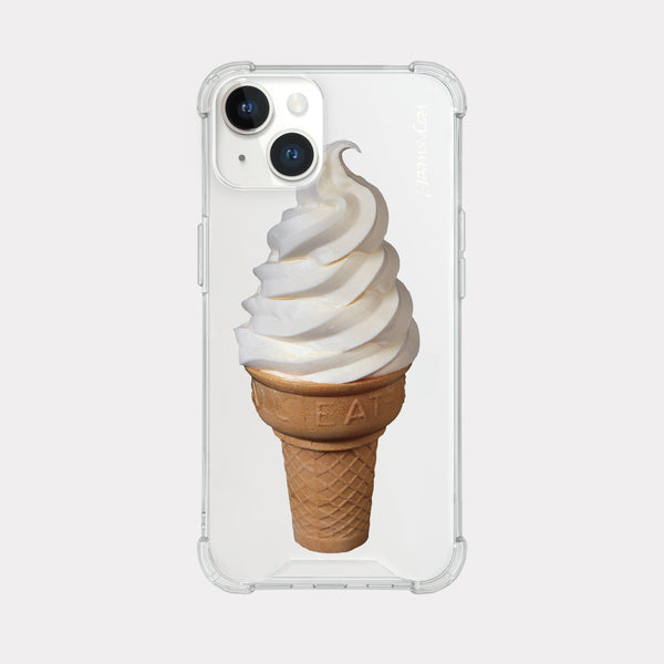 [Mademoment] Sweet Ice Cream Design Clear Phone Case (3 Types)