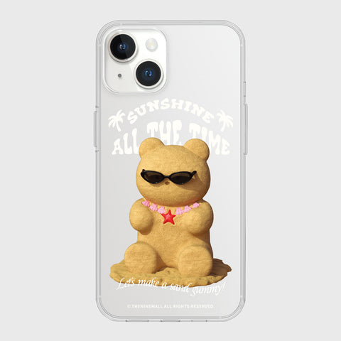 [THENINEMALL] Sand Gummy Clear Phone Case (3 types)