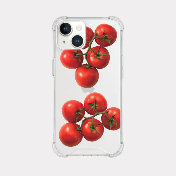 [Mademoment] Red Tomato Design Clear Phone Case (3 Types)