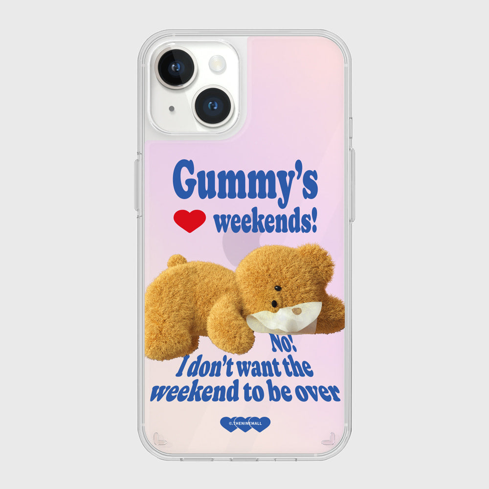 [THENINEMALL] Love Weekends Mirror Phone Case