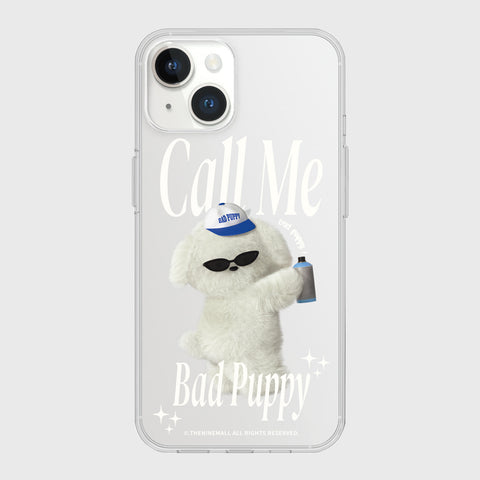 [THENINEMALL] Bad Puppy Ppokku Clear Phone Case (3 types)