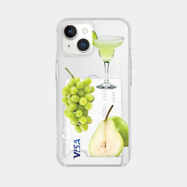 [Mademoment] Sweet Fruits Design Clear Phone Case (3 Types)