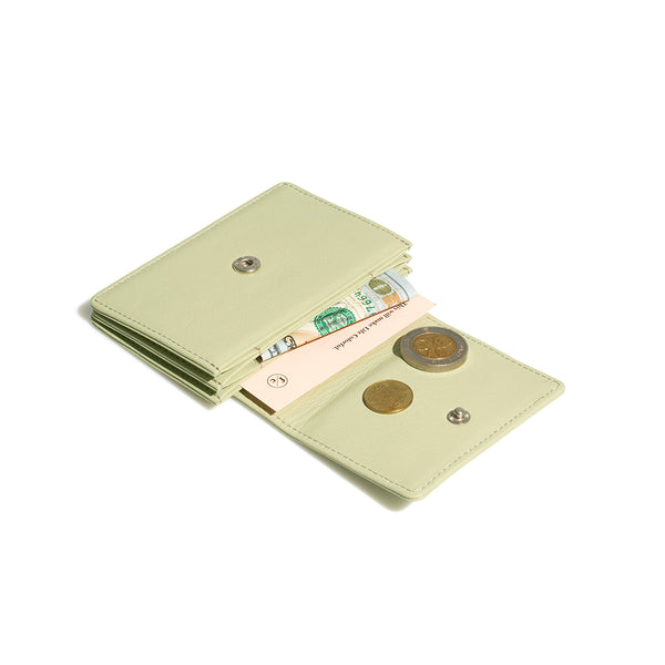 [Fennec] CIRCLE PADDING ACCORDION POCKET - SAGE MINT