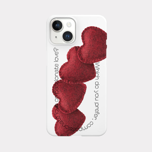 [Mademoment] Twofold Love Lettering Design Phone Case