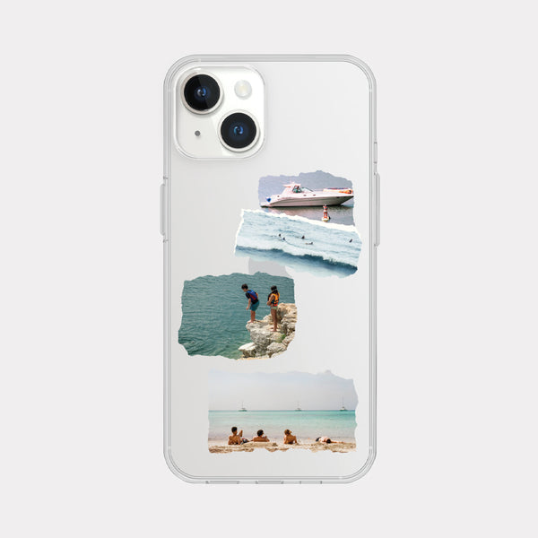 [Mademoment] Summer Vacation Design Clear Phone Case (3 Types)