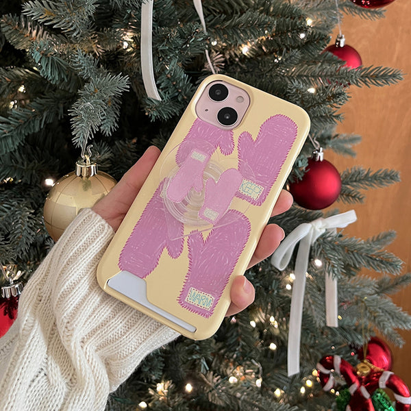 [Mademoment] Keep Warm Mittens Design Phone Case