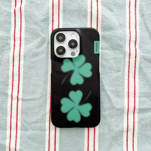 [Mademoment] Lucky Clover Design Phone Case