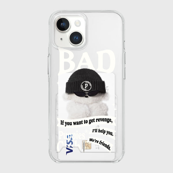 [THENINEMALL] Bad Puppies Club Clear Phone Case (3 types)