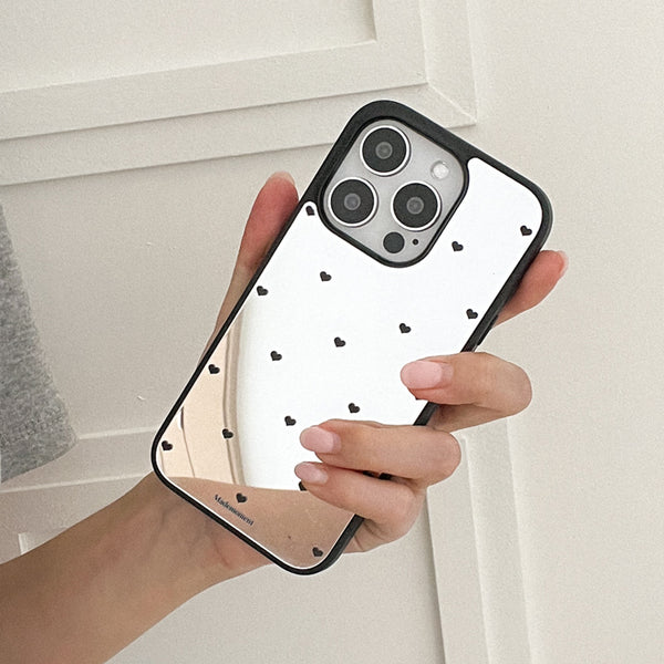 [Mademoment] Small Heart Pattern Design Bumper Phone Case