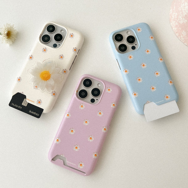 [Mademoment] Pure Daisy Pattern Design Phone Case