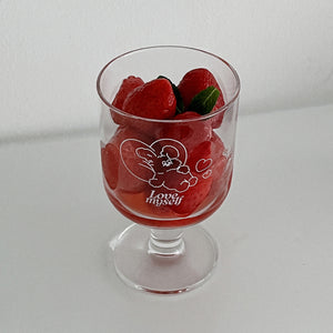 [Mademoment] Love Myself Butty Goblet Glass Cup 280ml