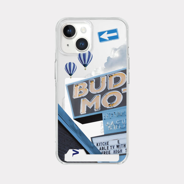 [Mademoment] Go On Trip Design Clear Phone Case (3 Types)