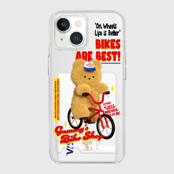 [THENINEMALL] Gummys Bike Shop Clear Phone Case (3 types)