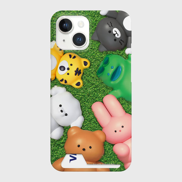 [THENINEMALL] Sunny Days Friends Hard Phone Case (2 types)