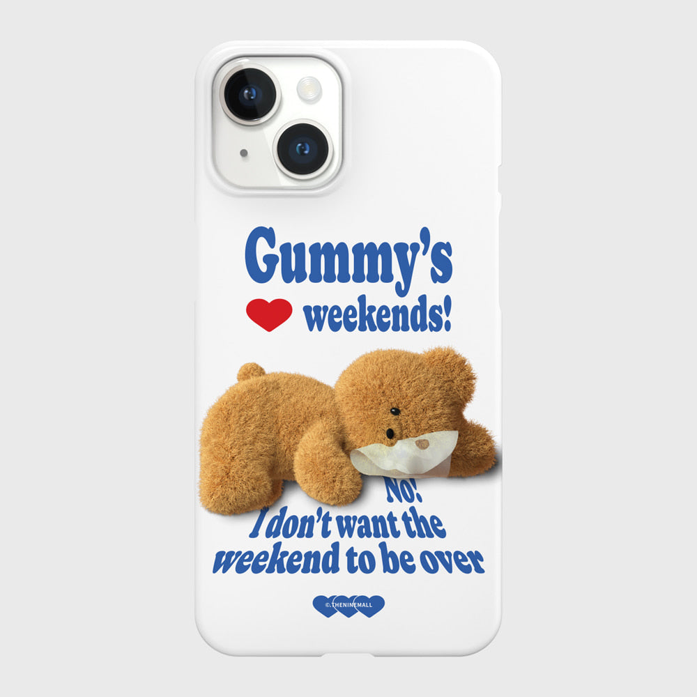 [THENINEMALL] Love Weekends Hard Phone Case (2 types)