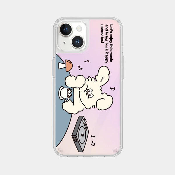[Mademoment] Enjoy Music Butty Design Glossy Mirror Phone Case