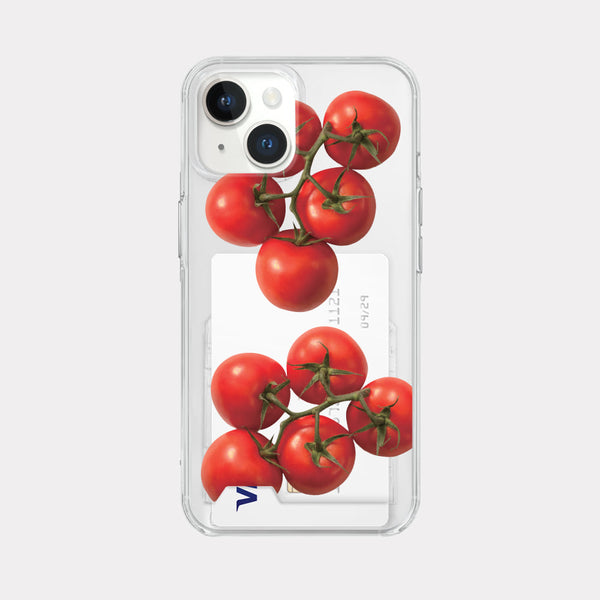 [Mademoment] Red Tomato Design Clear Phone Case (3 Types)