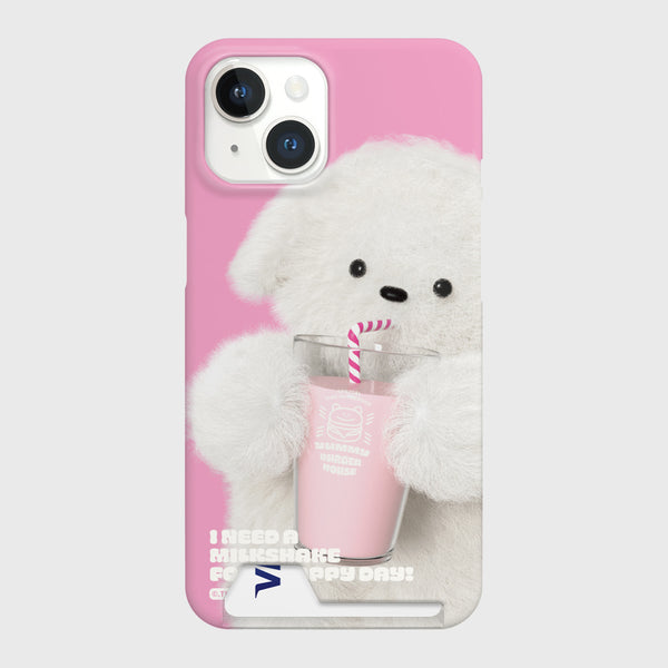 [THENINEMALL] Favorite Milkshake Hard Phone Case (2 types)