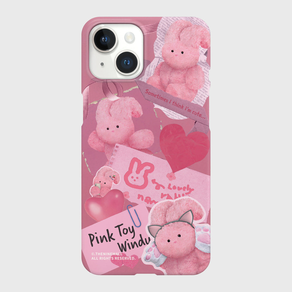 [THENINEMALL] Windy Collage Hard Phone Case (2 types)