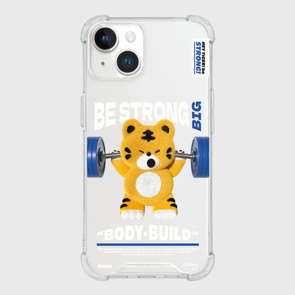 [THENINEMALL] Squat Hey Tiger Clear Phone Case (3 types)