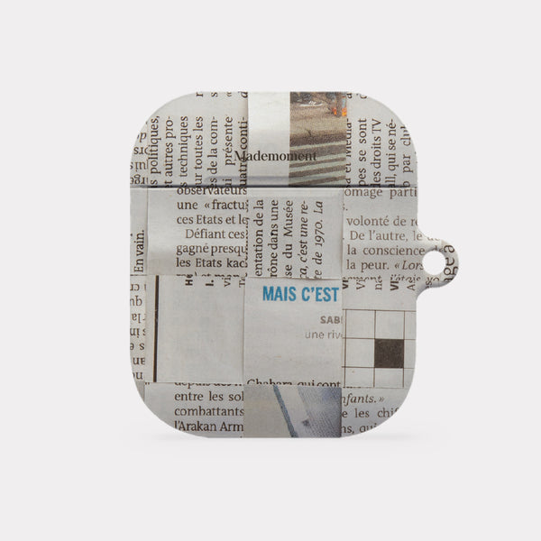 [Mademoment] Old Newspaper Design AirPods Case