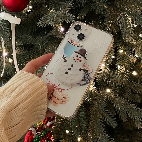 [Mademoment] Holiday Dessert Design Clear Phone Case (3 Types)