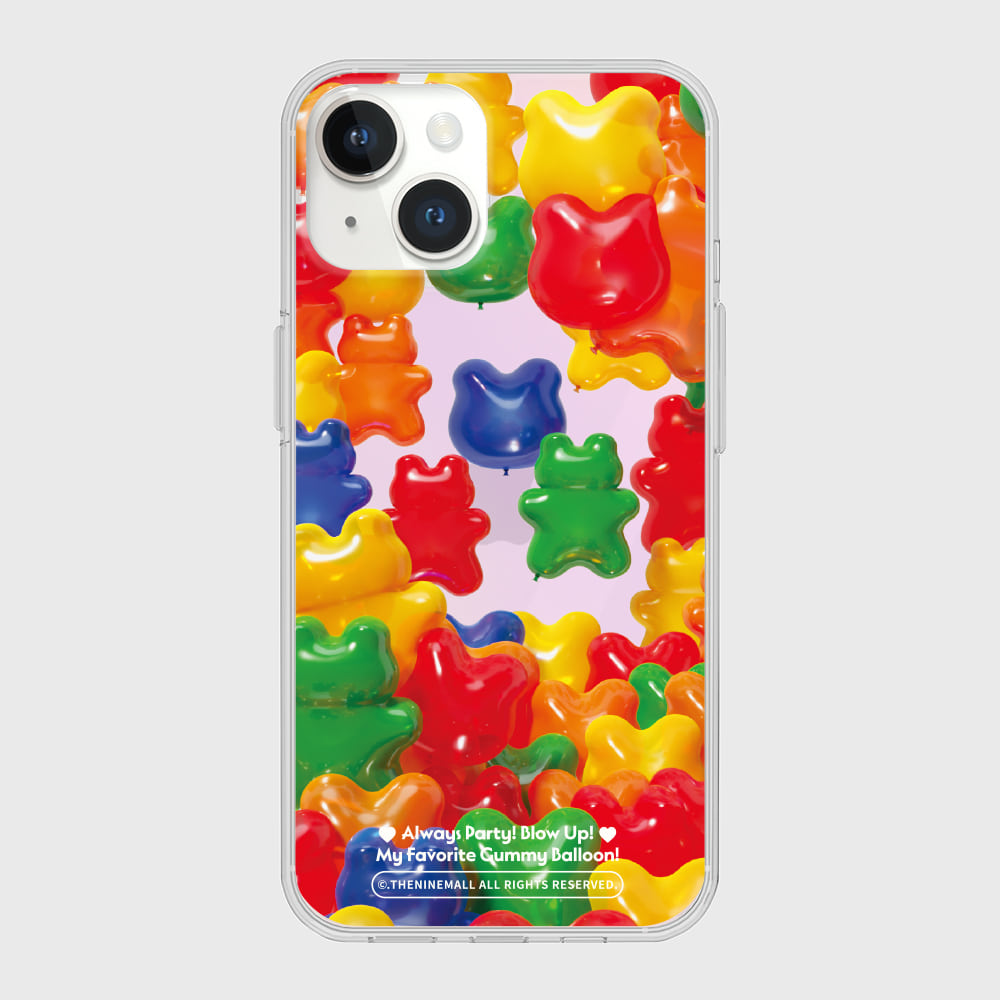 [THENINEMALL] Gummy Balloon Party Mirror Phone Case