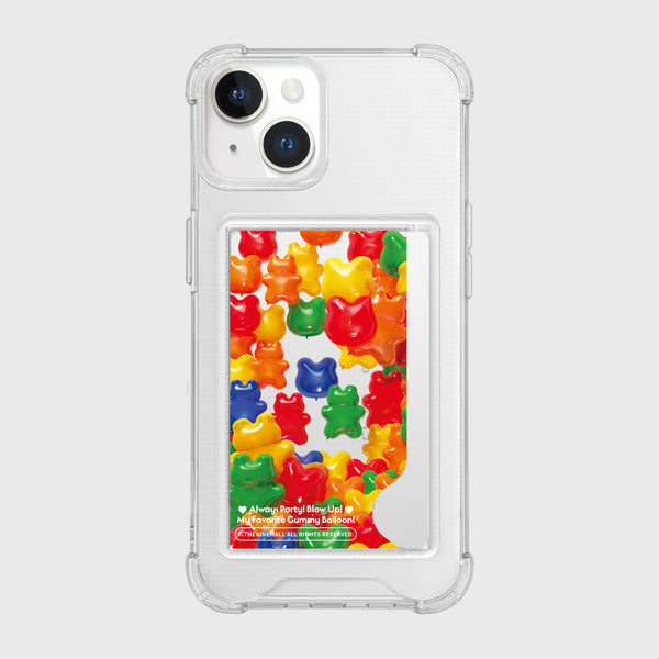 [THENINEMALL] Gummy Balloon Party Clear Phone Case (4 types)