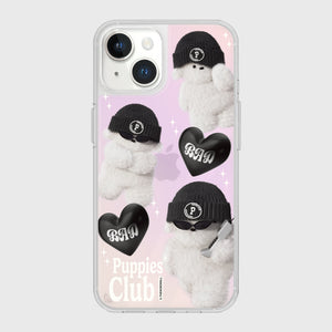 [THENINEMALL] Pattern Bad Puppy Mirror Phone Case