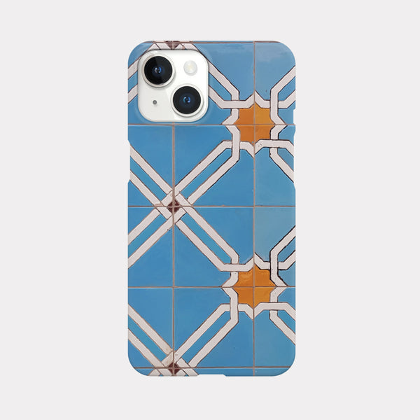 [Mademoment] Old Blue Tile Design Phone Case