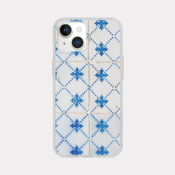 [Mademoment] Old White Tile Design Clear Phone Case (3 Types)