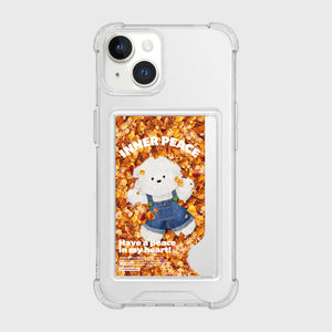 [THENINEMALL] Maple Inner Peace Ppokku Clear Phone Case (1 type)