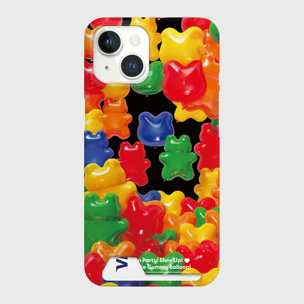 [THENINEMALL] Gummy Balloon Party Hard Phone Case (2 types)