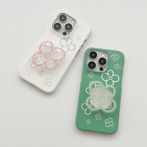 [Mademoment] Flower Doodle Pattern Design Phone Case