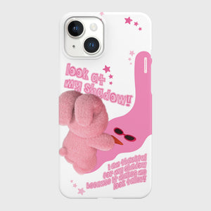 [THENINEMALL] Pink Shadow Windy Hard Phone Case (2 types)