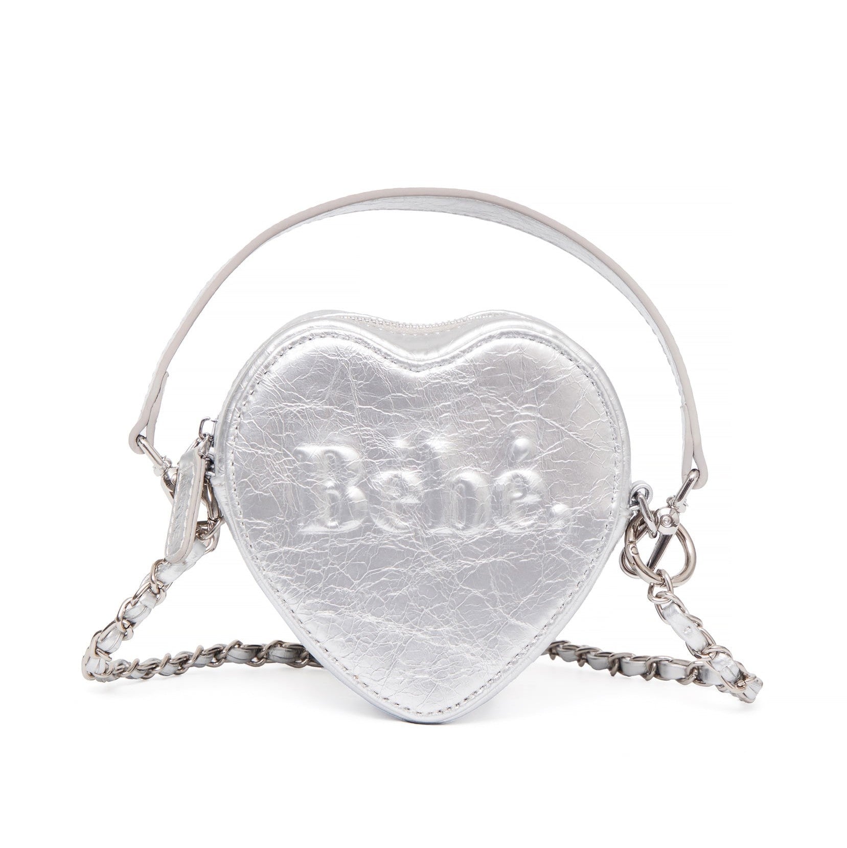 [NOIRNINE] Bébé Heart Chain Mini Bag (SILVER)