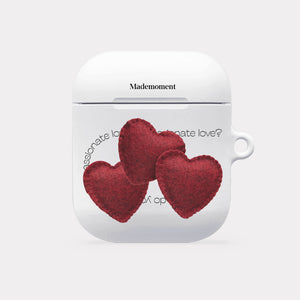 [Mademoment] Twofold Love Lettering Design AirPods Case