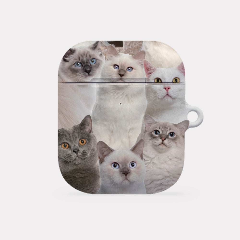 [Mademoment] Meow Cat Friends Design AirPods Case