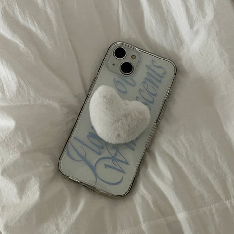 [Mademoment] Love The Scents Lettering Design Clear Phone Case (3 Types)