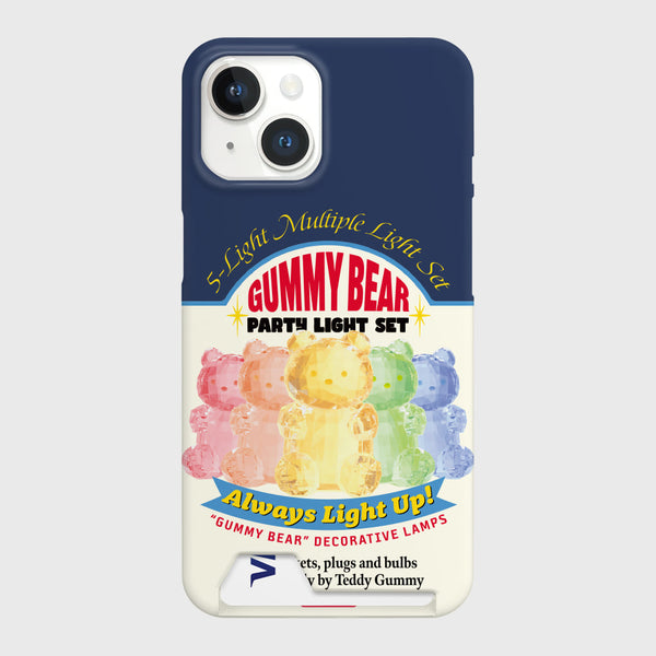 [THENINEMALL] Gummy Light Set Hard Phone Case (2 types)