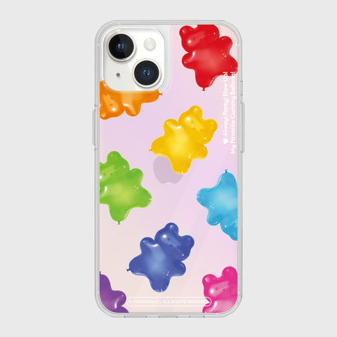 [THENINEMALL] Rainbow Gummy Balloon Mirror Phone Case