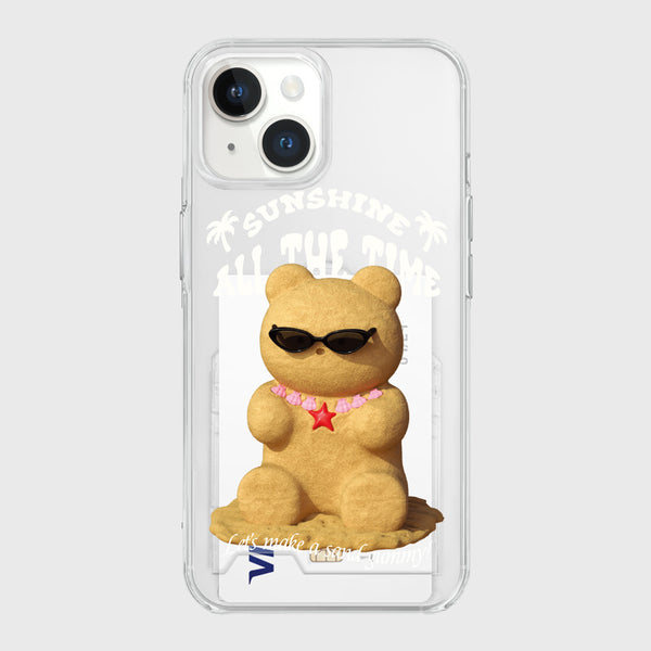 [THENINEMALL] Sand Gummy Clear Phone Case (3 types)