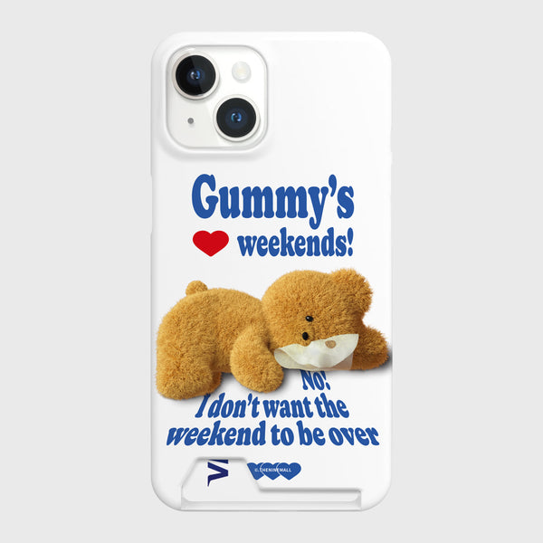 [THENINEMALL] Love Weekends Hard Phone Case (2 types)