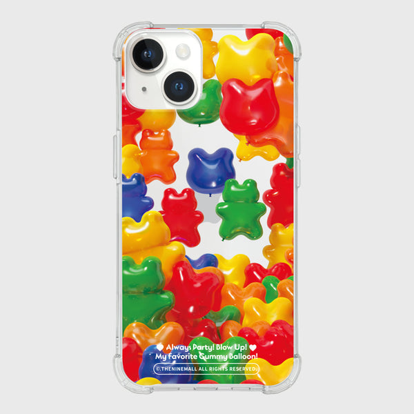 [THENINEMALL] Gummy Balloon Party Clear Phone Case (4 types)