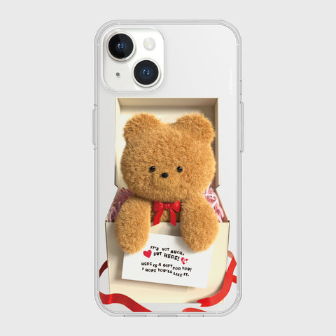 [THENINEMALL] Present Gummy Clear Phone Case (3 types)