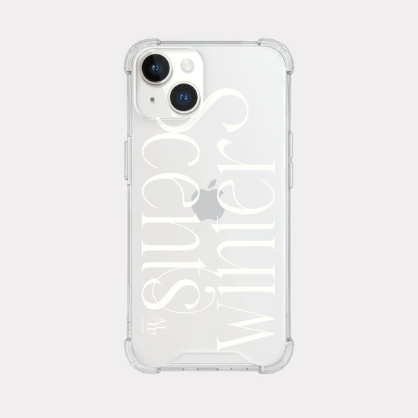 [Mademoment] Scents Of Winter Design Clear Phone Case (3 Types)