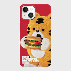 [THENINEMALL] Favorite Hamburger Hard Phone Case (2 types)