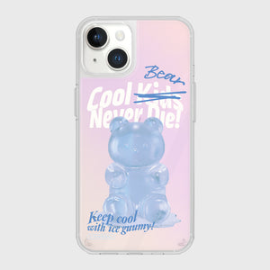 [THENINEMALL] Basic Ice Gummy Mirror Phone Case